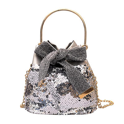 

Sequins Drawstring Bucket Women Crossbody Handbags Shoulder Messenger Bags