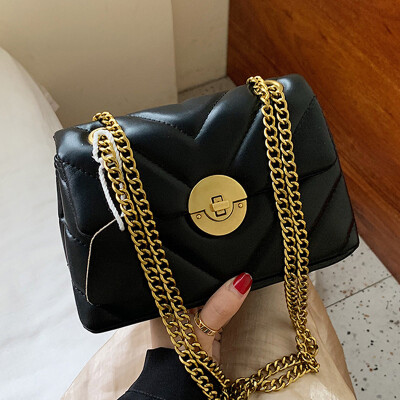 

North bag small bag girl 2019 new fashion leisure girl one shoulder bag simple fresh chain oblique bag tide