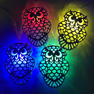 

〖Follure〗Creative Owl Light String Decorative Light Solar Light String Christmas Lantern