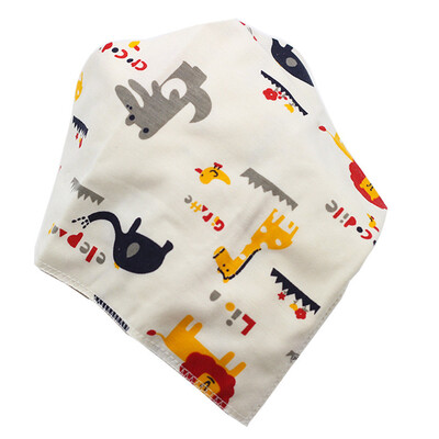 

Cute Cotton Baby Drool Bibs Newborn Triangle Bandana Scarf Boys Girls Baby Bib Burp Cloth
