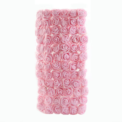 

72Pcs Colorfast Foam Roses Artificial Flower Head Wedding Bride Party Home Decor