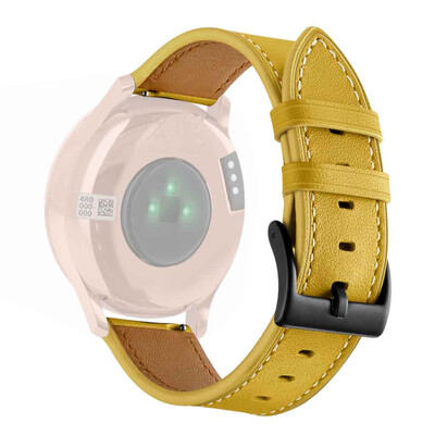 

〖Follure〗Leather Wrist Watch Strap Band Buckle Belt Replaceme For Garmin vivomove HR