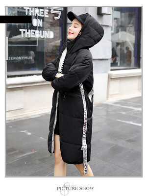 

Winter 2018 new womens jacket down cotton winter jacket womens long cap cotton-padded jacket womens winter coat