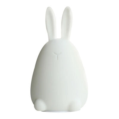 

Silicone Night Lamp USB Charging Cute Rabbit Silicone Colorful Rabbit LED Night Lights Christmas Light Indoor Children Gift