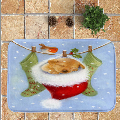 

Tailored Merry Christmas Welcome Doormats Indoor Home Carpets Decor 40x60CM