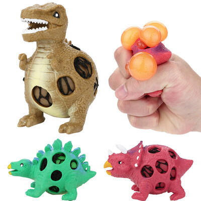 

YIWULADinosaur Model Grape Venting Balls Squeeze Pressure Stress Ball Stress Relief Toy