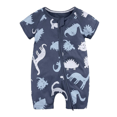 

Toddler Newborn Baby Boys Girls Dinosaur Zipper Rompers Jumpsuit Outfits Clothes