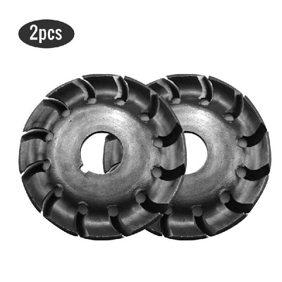 

2pcs Multifunctional High Hardness Wood Carving Disc 12 Teeth 16mm Bore Hole 65mm Diameter Wood