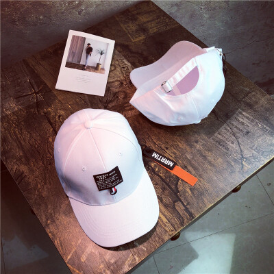 

Hat men&women cotton new fashion long floating with hanging cap Korean version iron ring outdoor tide baseball cap