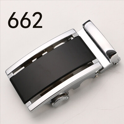 

Fashion Mens Business Alloy Automatic Buckle Unique Men Plaque Belt BucklesRatchet Men 35cm Apparel Accessories GH20