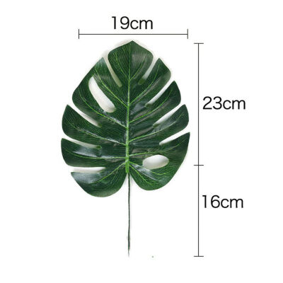 

20PCS Small Turtle Back Leaf Nordic Simulation Plant Flower Arrangement Accessories Decoration Green Plant Wall Forest Wedding