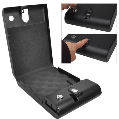 

Optical Fingerprint Electronic Digital Car Gun Safe Security Box Lock Black