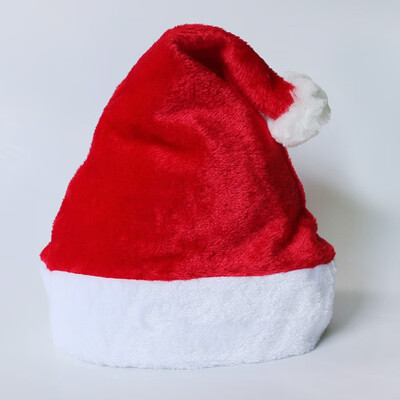 

Christmas Gift Decoration Upscale Child AdultChristmas Hat Short Plush Christmas Hat