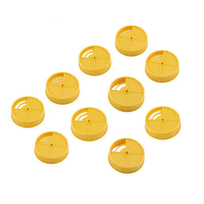 

Greensen 10Pcs Plastic Beehives Doors Bee Nest Round Entrance Disc Beekeeping Equipment Tools