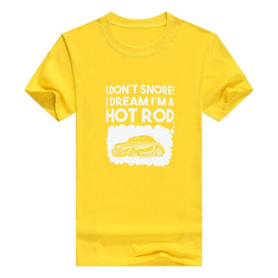 

Funny Car Gifts I Dont Snore I Dream Im a Hot Rod Classic Car Mens t-Shirt