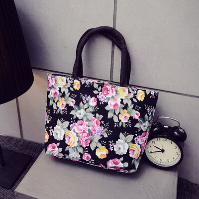 

Tailored Fashion Women Girls Printing Canvas Shopping Handbag Shoulder Tote Shopper Bag