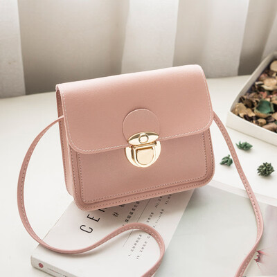 

Winter Korean version of the new female bag lock small square bag shoulder Messenger bag ladies bag
