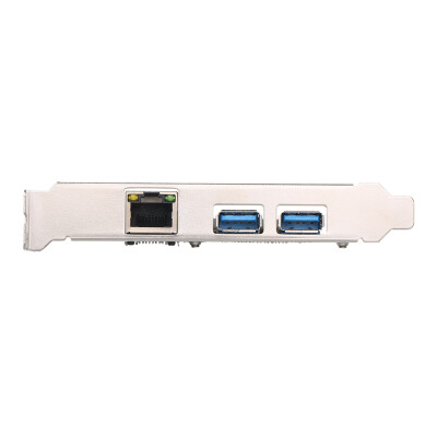 

PCI-E to USB30 Expansion Card 2 USB30 Ports 4Pin Power Supply&Gigabit High Speed Network Support PCI-E 1x PCI-E 4x PCI-E