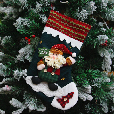 

Tailored Christmas Decoration Pendant Christmas Decoration Candy Bag Santa Socks Bag
