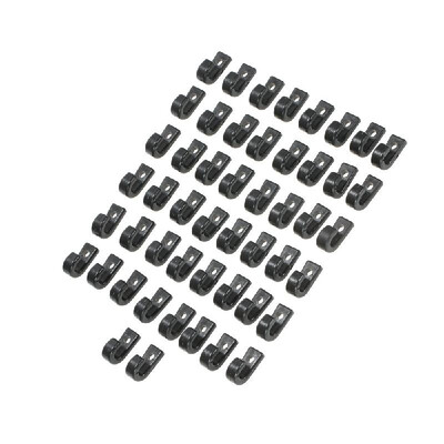 

50pcs Nylon Bungee Lashing Shock Cord J Hooks Tie Down Hook for Kayaks Canoes Boats