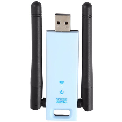 

USB WiFi Repeater Wireless Extender 80211N 300M External Dual Antenna