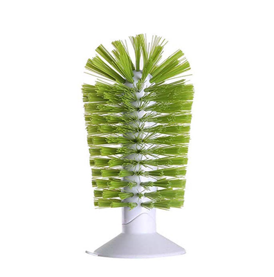 

Long handle with suction cup cup cleaning brush
