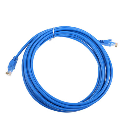 

1Pc Round UTP Ethernet Network Cat06 1m5m Cable RJ45 Patch LAN Cord Wire