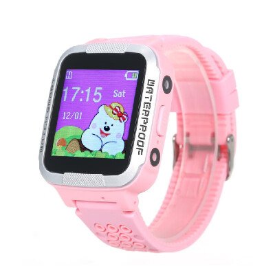 

Children Smartwatch with SIM Card Slot 144 inch Water-resistant Touching Screen Anti-lost Wristwatch with Locator Tracker SOS Cal