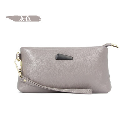 

The first layer of cowhide 2019 new ladies leather clutch bag fashion wild Korean version of the shoulder Messenger bag shell bag