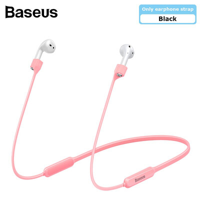 

Baseus Sports Collared Silicone Hanging Sleeve For AirPods 12 Generation soft silica gel earphone strap with magnetic neck holder
