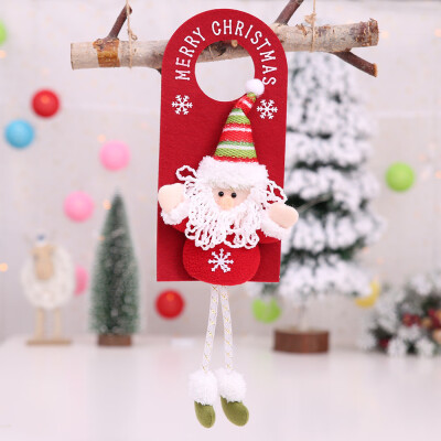 

〖Follure〗Merry Christmas Ornament Home Decoration Tree Door Hang Children Gifts Nonwoven