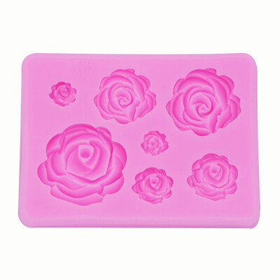 

3D Rose Flower Mould Silicone Fondant Chocolate Sugarcraft Cake Decor Mold