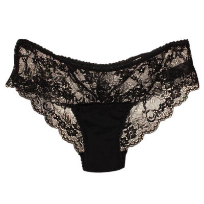 

Sexy Lace Soft Lingerie Women Transparent Panties Briefs Hipster Underpanty