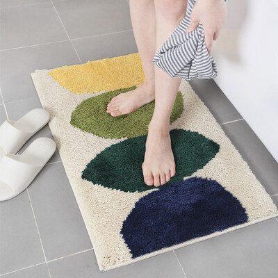 

Toponeto Super Absorbent Bath Mat Thick Anti-slip Kitchen Bathroom Floor Rug Doorway Pad