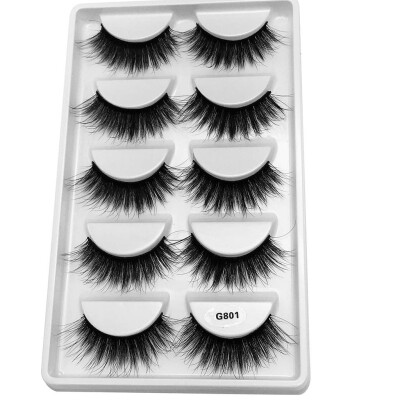 

Tailored 3D Eyelash Imitation Mink Natural Thick False Eyelash 5 Pairs