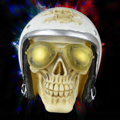 

Toponeto Halloween Skull Skull Simulation Handicraft Birthday Gift Skull Head Ornament Gh