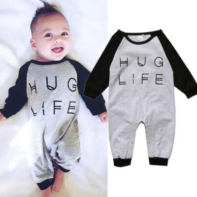 

Newborn Toddler Baby Boys Girls Infant Romper Jumpsuit Cotton Clothes Outfit Set