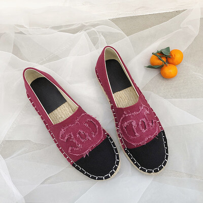 

shoes womens summer Korean straw-knitted fishermans shoes&womens flat-bottomed single-shoes chic leisure&fun-free sho