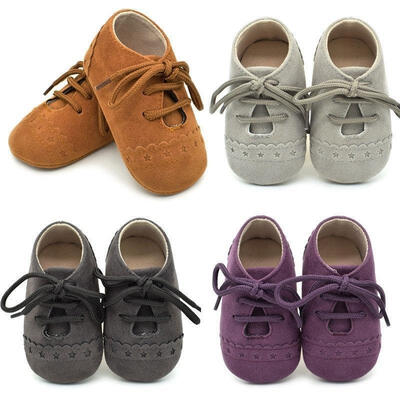 

Baby Toddler infant boy Girl Soft Sole fashion prewalker Crib Shoes 0-18 Month