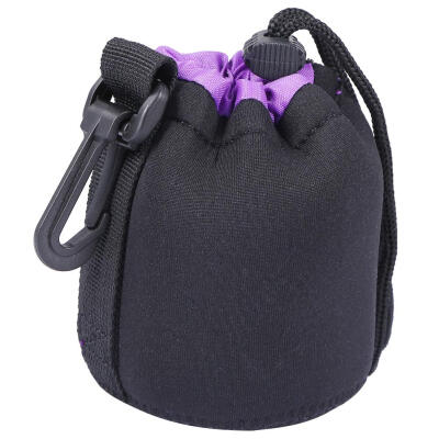 

Waterproof SLR Camera Drawstring Lens Pouch Protective Inside Brushed Cover