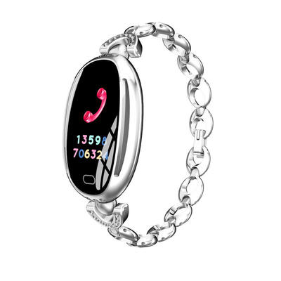 

E68 Smart Bracelet Fitness Tracker Watch With Sports Modes Blood Pressure Heart Rate Monitor And Chain Wristband