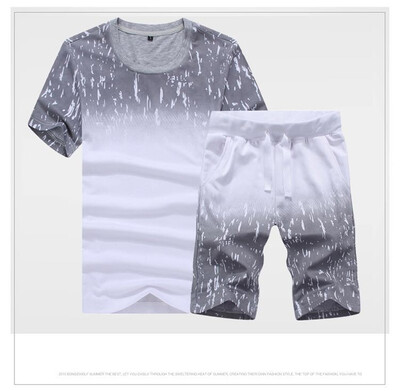 

Mens New 2 Pieces Casual Suit Fashion Unisex Polo ShirtsShorts Leisure Suit for Men And Women M-4XL 229