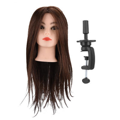 

Greensen Hairdressing Training Styling Practice Colors Wig Dummy Mannequin Head with Hair