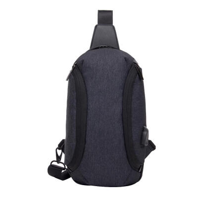 

Canvas USB Charging Shoulder Messenger Waist Bags Men Travel Chest Bags