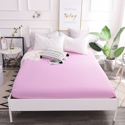 

Toponeto Fitted Sheet Bedding Cover Bed Sheet Soft Comfort Solid Color