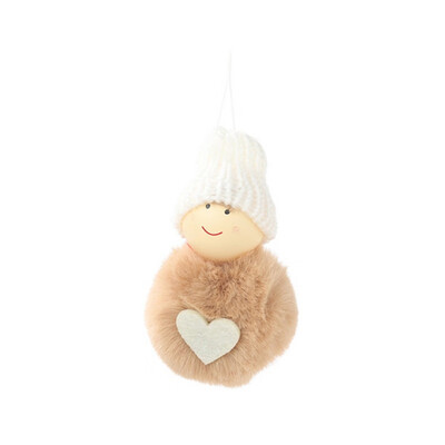 

Christmas Tree Decoration Pendants Toy Outside Xmas Tree Hanging Ornament Plush Doll for Home Decor Kids Gift