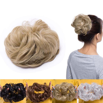 

Synthetic Hair Bun Extensions Messy Hair Scrunchies Hair Pieces for Women Hair Donut Updo Ponytail