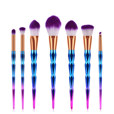 

Toponeto 7PCS Colorful Make Up Foundation Eyebrow Eyeliner Brushes Cosmetic Concealer