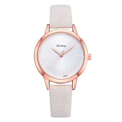 

Fashion Women Watches Simple Scale Dial Ladies Quartz Wristwatch Unique Design Leather Strap Retro Clock Gift Zegarki Damskie