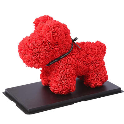 

Rose Flower Dog Scented Soap Foam Wedding ​Valentine Day Girlfriend Gift
